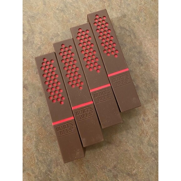 4x Burts Bees 100% Natural Moisturizing Lipstick Pink 511 Magenta Rush - Picture 2 of 2